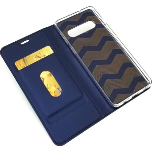 For Samsung Galaxy S10 Plus S10E Ultra-thin Magnetic PU Leather Wallet Flip Stand Case Cover