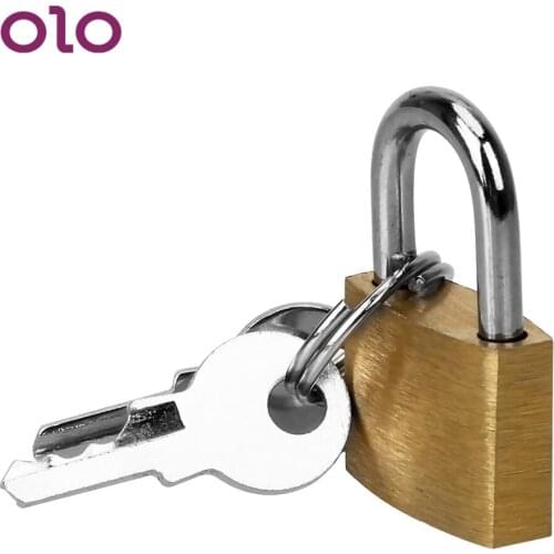 OLO Chastity Lock Small Copper Lock SM Bondage Sex Toys for Couples Sex Products Adult Games Slave