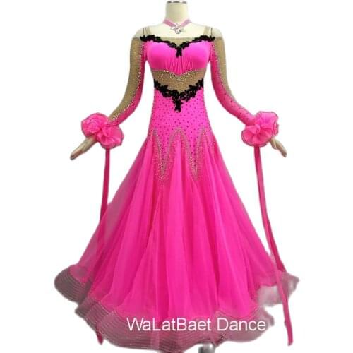 Women Ballroom Competition Dance Dresses 2021 New Advanced White Ballroom Dance Dress Lady Standard Modern Waltz Dancing Skirt