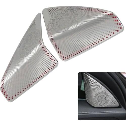 2pcs Bright Original Car A-Pillar Trim Audio Cover Car Speaker Shell For Mercedes Benz C-Class W202 W203 CL203 W204 CLA35/45S