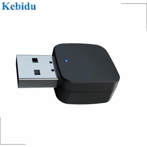 KEBIDU USB Bluetooth Transmitter Receiver Wireless 3.5mm Stereo Audio Music Adapter Mini USB Bluetooth 5.0 Adapter For Laptop PC