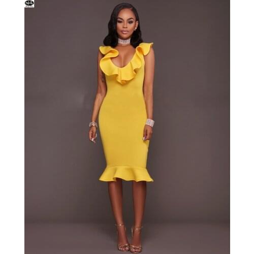 HongMiao 2019 Superior off shoulder dress Sleeveless Pleated Dresses femme Sexy Neck Ruffles flouncing dress women Wear 2020