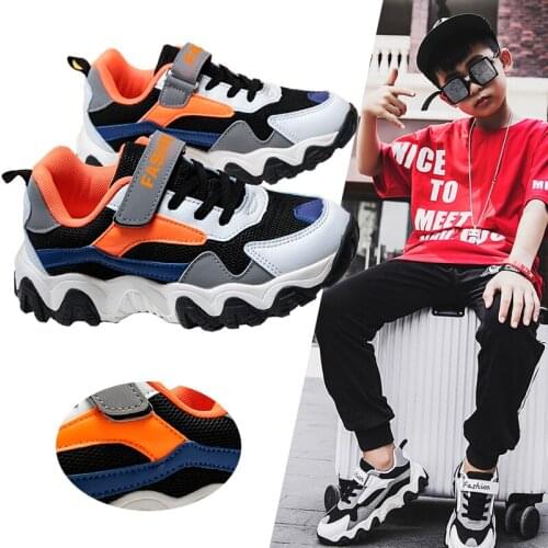Teenage Sneakers Girls Sport Footwear Children Large Sole School Sneaker Boys Breathable Tenis Enfant Basketball Shoes for Kids