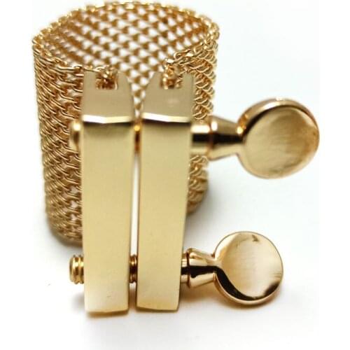 Saxophone Ligature Alto Eb Tenor Soprano Bb For Metal Rubber Wood Plastic Sax Mouthpiece