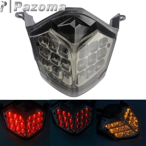 Motorcycle LED Taillight Brake Stop Light Turn Signals For Kawasaki Ninja ZX-10R Ninja ZX-6R/636 08-10 Z750 07-12 Z1000 07-09