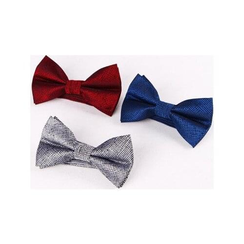 Mens Tie Mesh Bow Tie Fashion Fit Wedding Stage Host