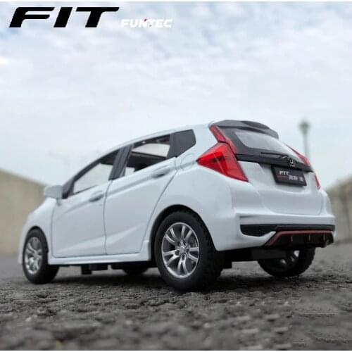 New 1:32 Diecast simulation toy cars alloy model HONDA FIT miniature scale metal Vehicles birthday gifts for children collection
