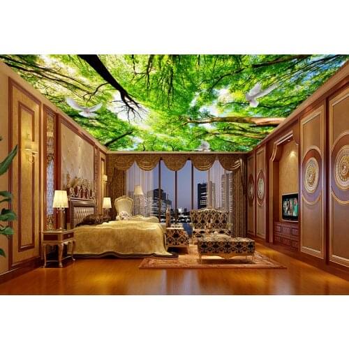 Ceiling sky papel parede mural wallpaper ceilings mural backdrop Landscape wallpaper murals ceilings