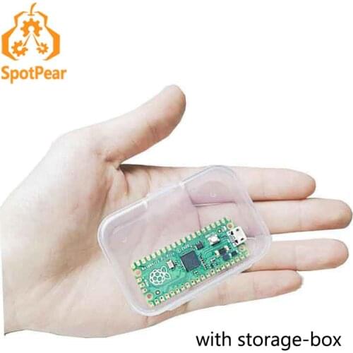 Raspberry Pi Pico Microcontroller Board with storage-box