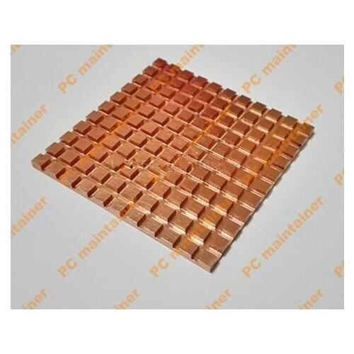 50*50*2.0 50*50*4.0 Pure Coppe Red Copper Groove Copper Heatsink for Ram memory Bridge MOS Router Bare cat laptop Radiator