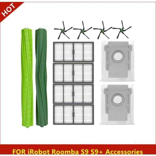 Roller brush side brush Filter Dust bag Parts Replacement For iRobot Roomba S9 9150 S9 + 9150 Robot vacuum cleaner accessories