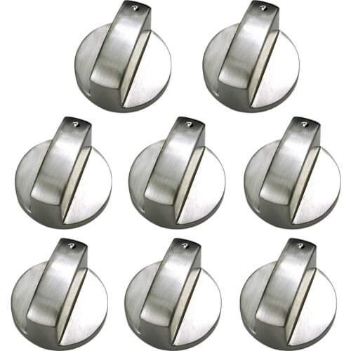 SANQ Brushed Metal Gas Stove Knobs Cooker Control Switch Range Oven Knobs Cooktop Burner Knob Gas Hob Switch Kitchen Replaceme
