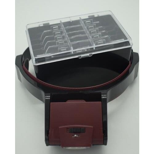 LED Loop Magnifier Jewelers Magnifying Glass 1x 1.7x 2x 2.5x 3.5x 4 x goldsmith tool