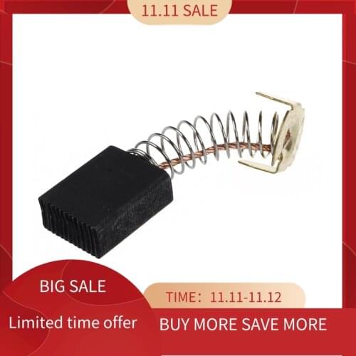 2 Pcs Electric Motor Power Tool Part Carbon Brush 6.5mm x 13.5mm x 18 mm