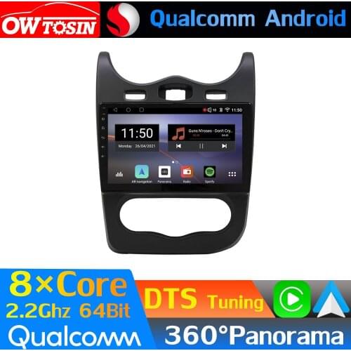 Qualcomm 8Core Android Car Media For Renault Sandero Stepway GT 2013 2014 GPS 360 Camera Radio DTS DSP CarPlay Auto Optical HDMI