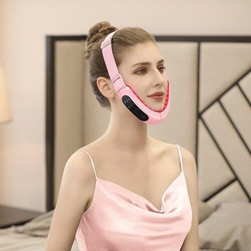 V Face Gadgets Thin Micro Current Facial Massage Instrument Red Light Blu-ray Cosmetic Instrument