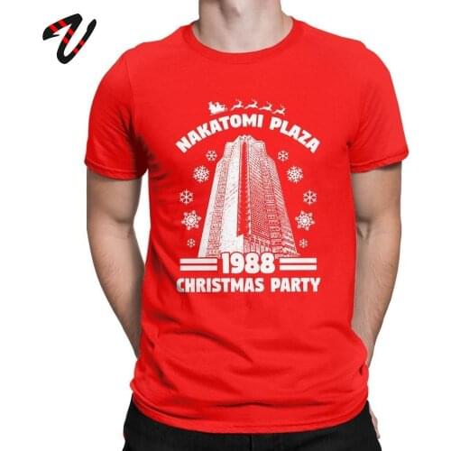 T Shirt Nakatomi Plaza Funny 100% Cotton Christmas Party 1988 Men Tee Shirt Tops Tees T-Shirt