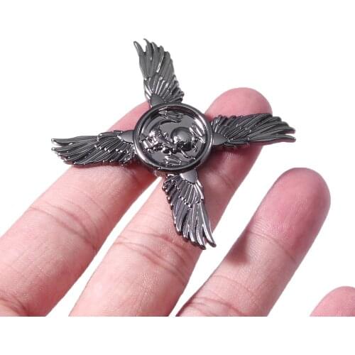 Residents Evils Village Brooch Pins Six-Winged Unborn Key Metal Badge Brooches for Women Men Lapel Pin Jewelry