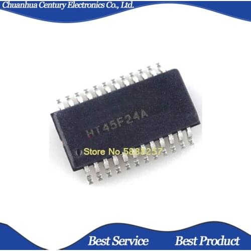 10 pcs/lot HT45F24A SSOP24 Original and New In Stock