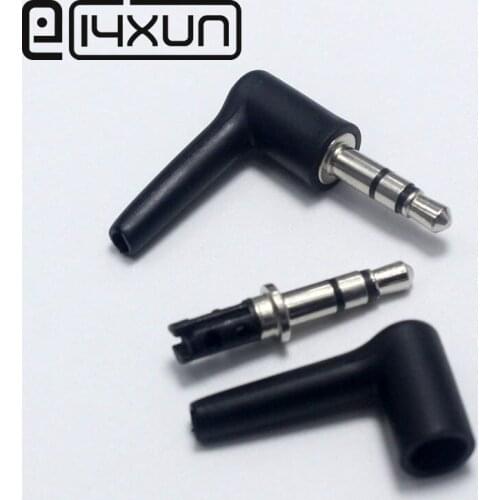 10 pcs 3.5mm Jack 3 Poles 3.5mm Male 90 right angle / L-shaped stereo headphone Plug Repair Earphones Jack Audio Soldering