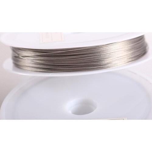 2Rolls 0.38MM Wire Beading for Jewelry Making Bracelet Necklace 50M/Roll Diy Earrings Rings String Thread