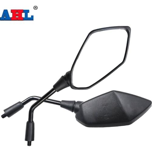 AHL Motorcycle Mirror Scooter E-Bike Rearview Mirrors Electrombile Back Side Convex Mirror For Benelli Benelli BN150 BJ150S