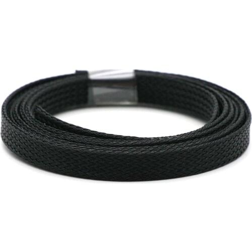 Angitu 6mm PET Cable Braided Cable Sleeving Mesh Expandable Sleeving Cable Braided Sleeve-10m