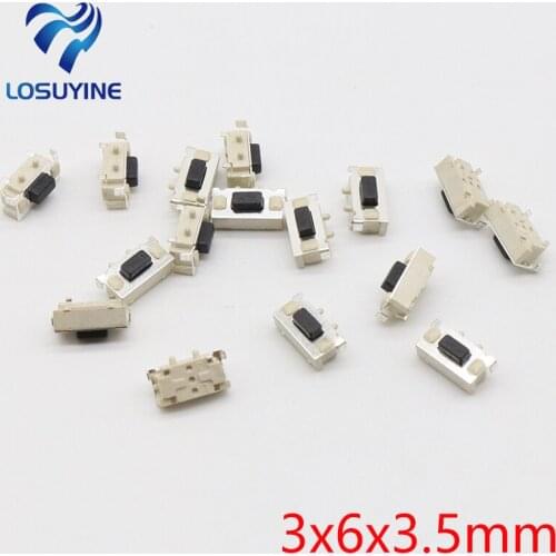 Free shipping 100PCS SMT 3X6X3.5MM Tactile Tact Push Button Micro Switch Momentary