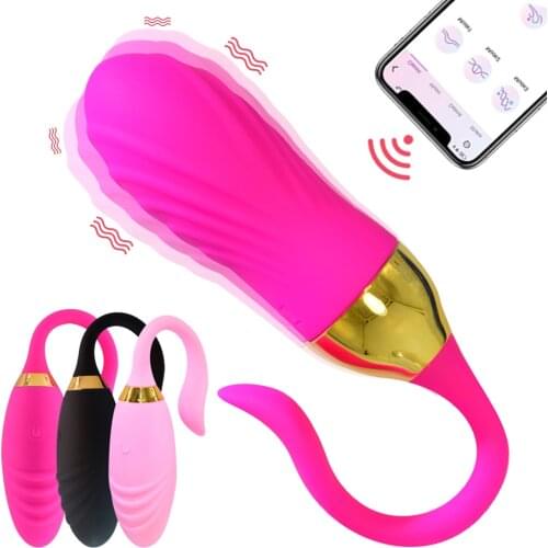 Wireless APP Remote Control Vibrator Sex Toys Bluetooth Dildo Vibrator for Women Wear Vibrating Panties Toys for Couple Sex Shop