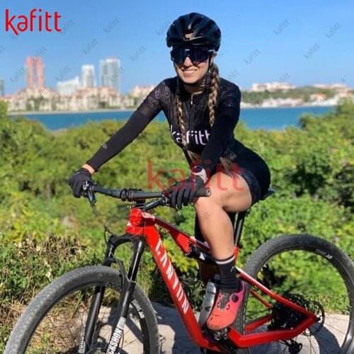 Kafitt cycling jersey ladies suit sweatshirt cycling equipment jersey set Colombia free shipping womens com gel jumpsuit