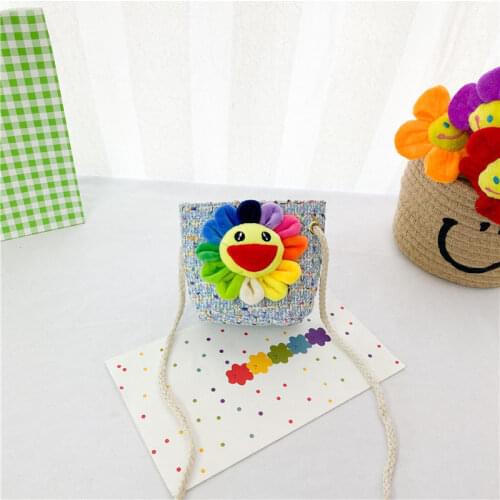 Handmade Coin Purse Girl Mini Shoulder Bag Money Card Keys Bag Children Small Messenger Bag