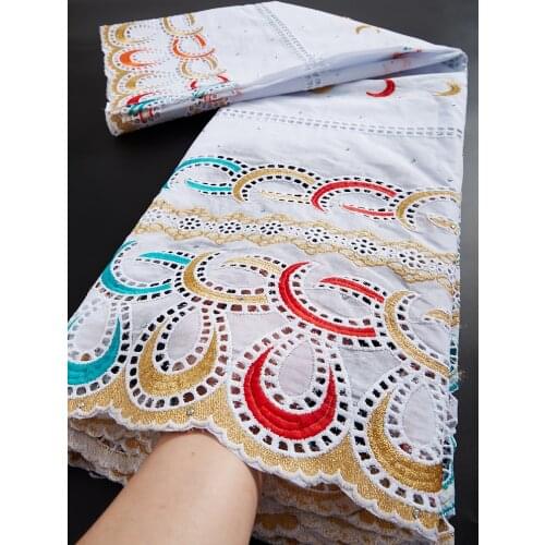 African Lace Fabric High Quality Lace Swiss Voile Lace In Switzerland Cotton Lace Fabric Embroidery Dry Lace Fabric For Wedding