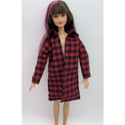 Doll coat pretty clothes toy handmade accessories coat for bb fr 1:6 dolls BBIA22