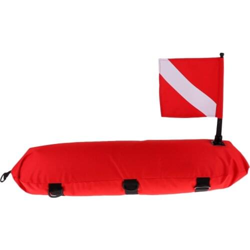 MagiDeal Professional Waterproof Inflatable Scuba Diving Spearfishing Float Buoy + Dive Flag