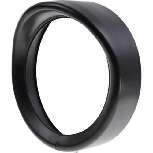 Motorcycle Black/Chrome 7'' Headlight Headlamp Trim Ring 4.5" Fog Lamp Trim Ring For Touring Road King Electra Glide FLD