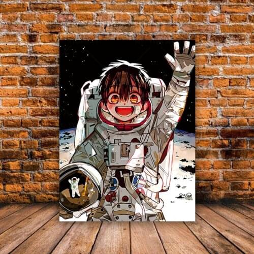 Jibaku Shounen Hanako Kun Astronaut Watercolor Character Poster Canvas Wall Picture Bedroom Decor Anime Poster