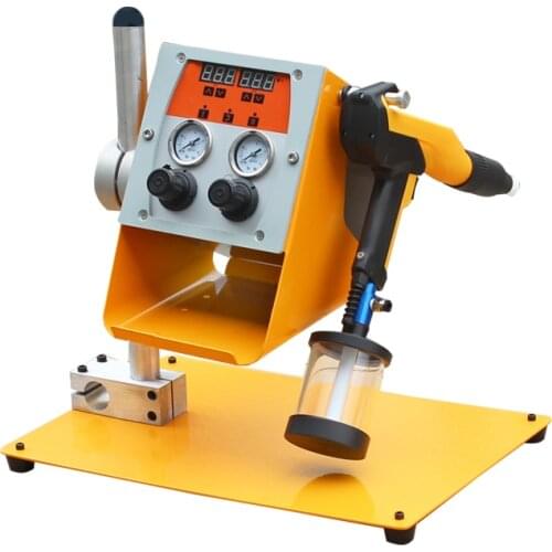 Portable lab electrostatic powder coating machine powder spray experimental test machine