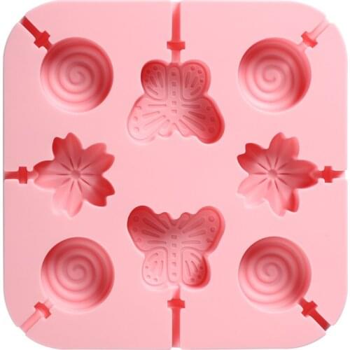 Silicone Chocolate Fondant Mold Bakeware Cake Mold For Lollipop Cheese Kitchen Bake Tool Baking Accessories