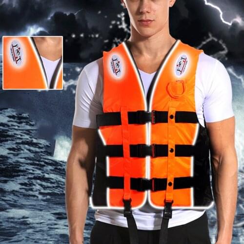 Adults Life Jacket Aid Vest Kayak Ski Buoyancy Fishing Boat Watersport Wimming Boating Ski Jacket Faja Lumbar Colete Postura
