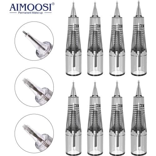 Aimoosi M7 Professional Nano Needles 1R-0.18mm for Eyebrow Tattoo cartridges tattoo needle High Quality