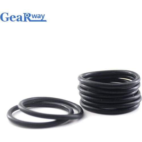 Gearway 2.4mm CS O Ring Seal Gasket Black NBR O Ring Sealing 60/62/65/70/95/100mm OD Oil Resistance O Ring Seal Washer