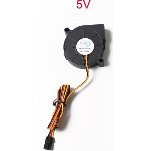 Prusa i3 mk2s/MK3 3d printer cooling fan 12v/5v/24V 5015 50mm Blow Radial Cooling Fan Sleeve Bearing for Electronic dual-Bearing