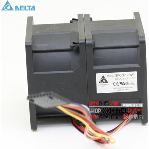 For delta GFC0612DW 6076 6cm 60mm DC 12V 3A high- speed car booster fan violence power cooler