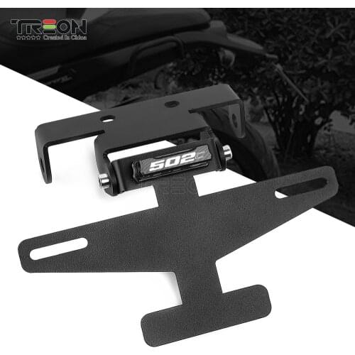 Motorcycles Rear License Registration Plate Tail Frame Holder Bracket Folding Short Tail Modified Ffor Benelli 502C BJ500-6A