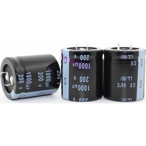 15pcs R606 Good quality 200v1000uf Radial DIP Aluminum Electrolytic Capacitors 200v 1000uf Tolerance 20% size 30x35MM 20