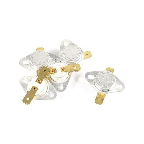 5 x 250V 10A 80 Celsius NC Normal Close Thermostat Temperature Thermal Switch