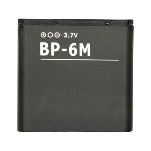 Dinto 1pc 1100mAh Rechargeable Battery BP-6M BP6M BP 6M Mobile Phone Batteries for Nokia 6233 6280 6288 9300 N73 N77 N93 N93S