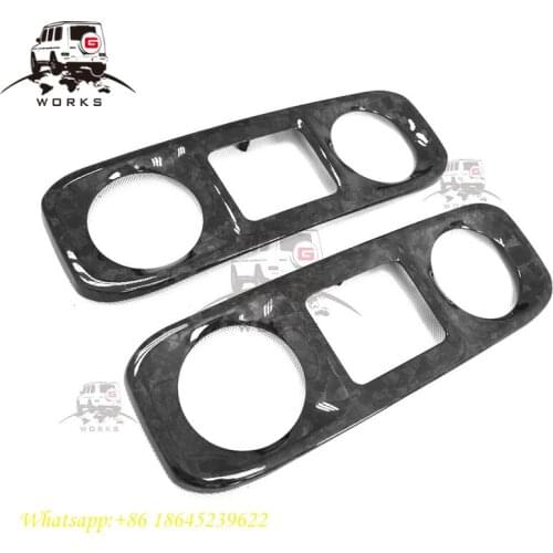 2020 g class automotive parts w464 forged carbon car central control cover air vent cover forging g500 g63 g350 dashboard cover