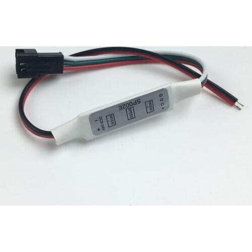 DC5-24V SP002E 3key mini Controller USB/DC connector 3PIN for WS2812B WS2811 Pixel LED Strip