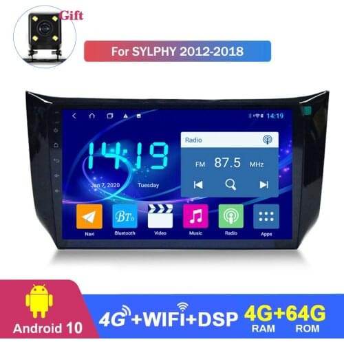 For nissan sylphy 2012 2013 2014 2015 2016 2017 2018 Car Multimedia MP5 Player GPS Buletooth Car Stereo Mirror Link 2.5D IPS